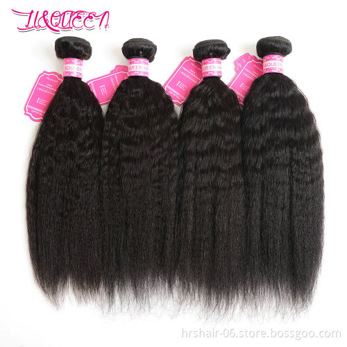 Wholesale virgin hair vendors, Brazilian hair in mozambique, kinky straight human hair bundle with closure